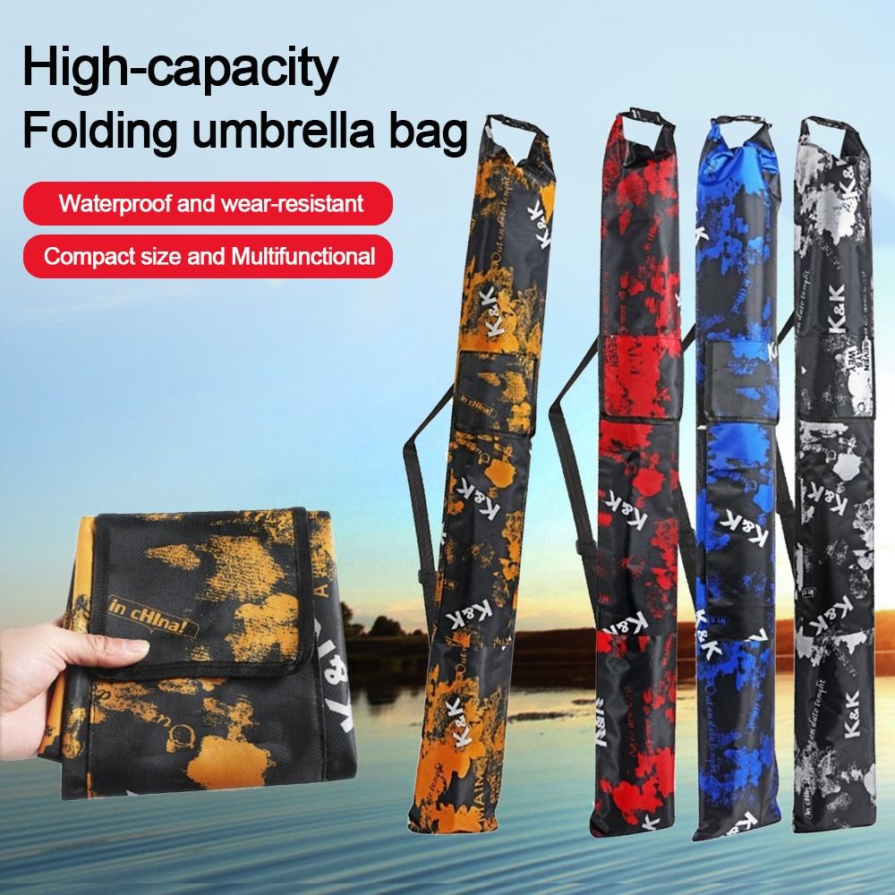 Foldable Backpack Small - Waterproof Fishing Rod Bag Large Capacity
