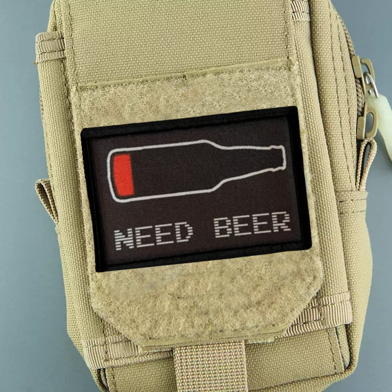 NEED BEER Printed Patch on Clo - Urban Backpack Tactical ulasan dan harga