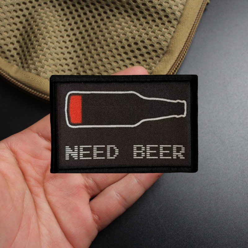 NEED BEER Printed Patch on Clo - Urban Backpack Tactical ulasan dan harga