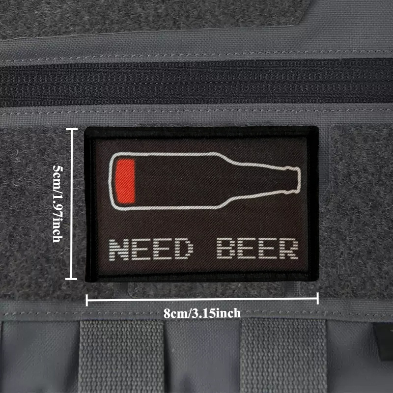 NEED BEER Printed Patch on Clo - Urban Backpack Tactical ulasan dan harga