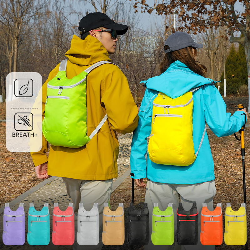 Lightweight Nylon Outdoor Spor - Foldable Backpack Small ulasan dan harga
