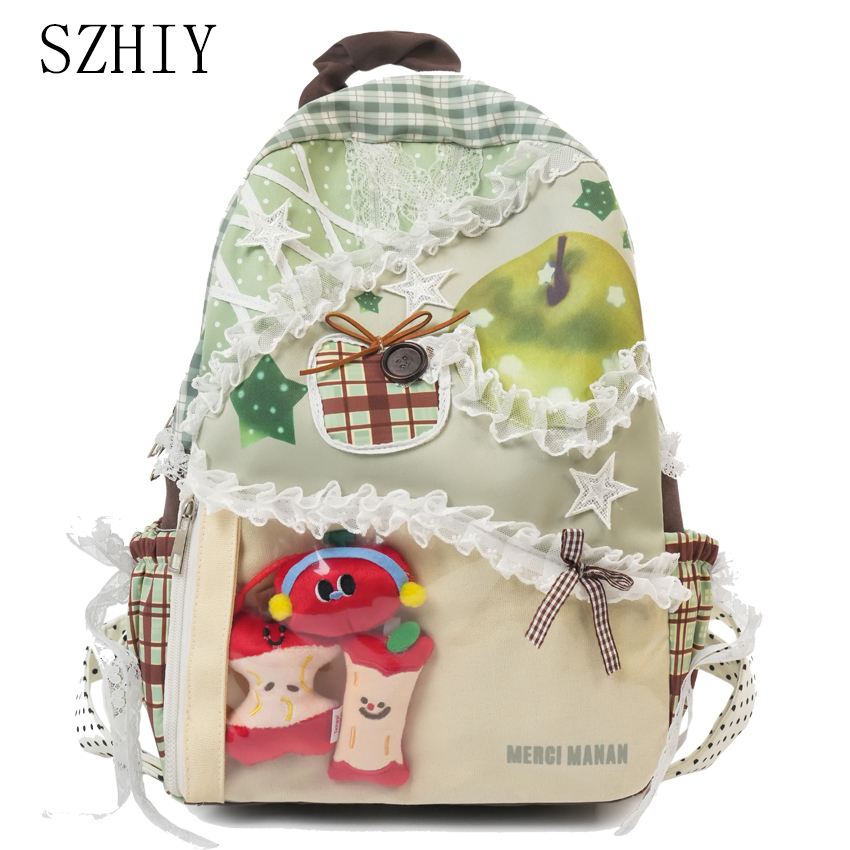 Colorful Backpack for College  - Canvas Backpack Casual ulasan dan harga