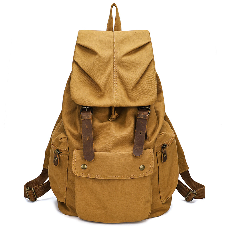 Large Capacity Canvas Backpack - Canvas Backpack Casual ulasan dan harga