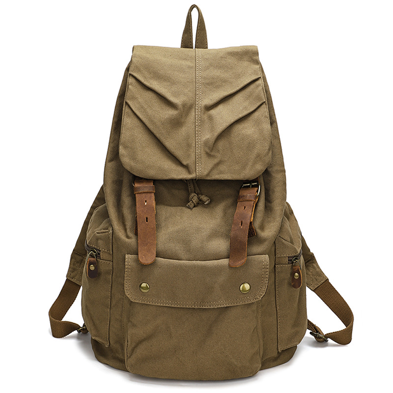 Large Capacity Canvas Backpack - Canvas Backpack Casual ulasan dan harga