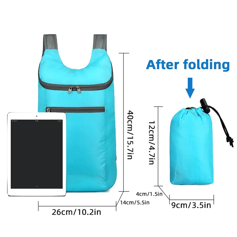 Men's and Women's Outdoor Spor - Foldable Backpack Small ulasan dan harga