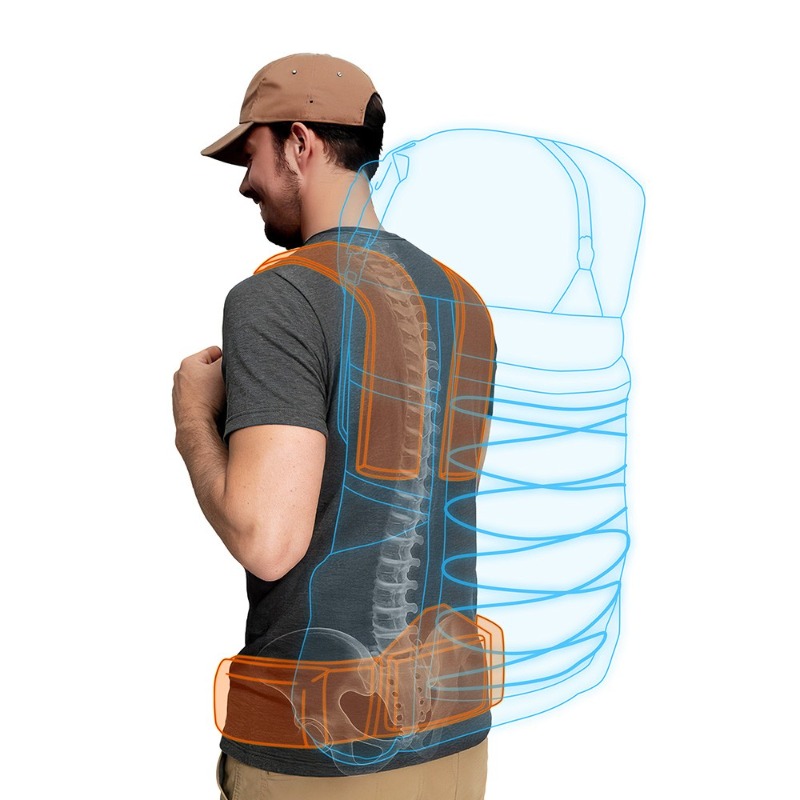 70L Lightweight Internal Frame - Rain Cover Backpack ulasan dan harga