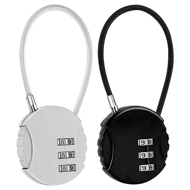 Round Shape Luggage Combo Lock - Backpack Lock Combo ulasan dan harga