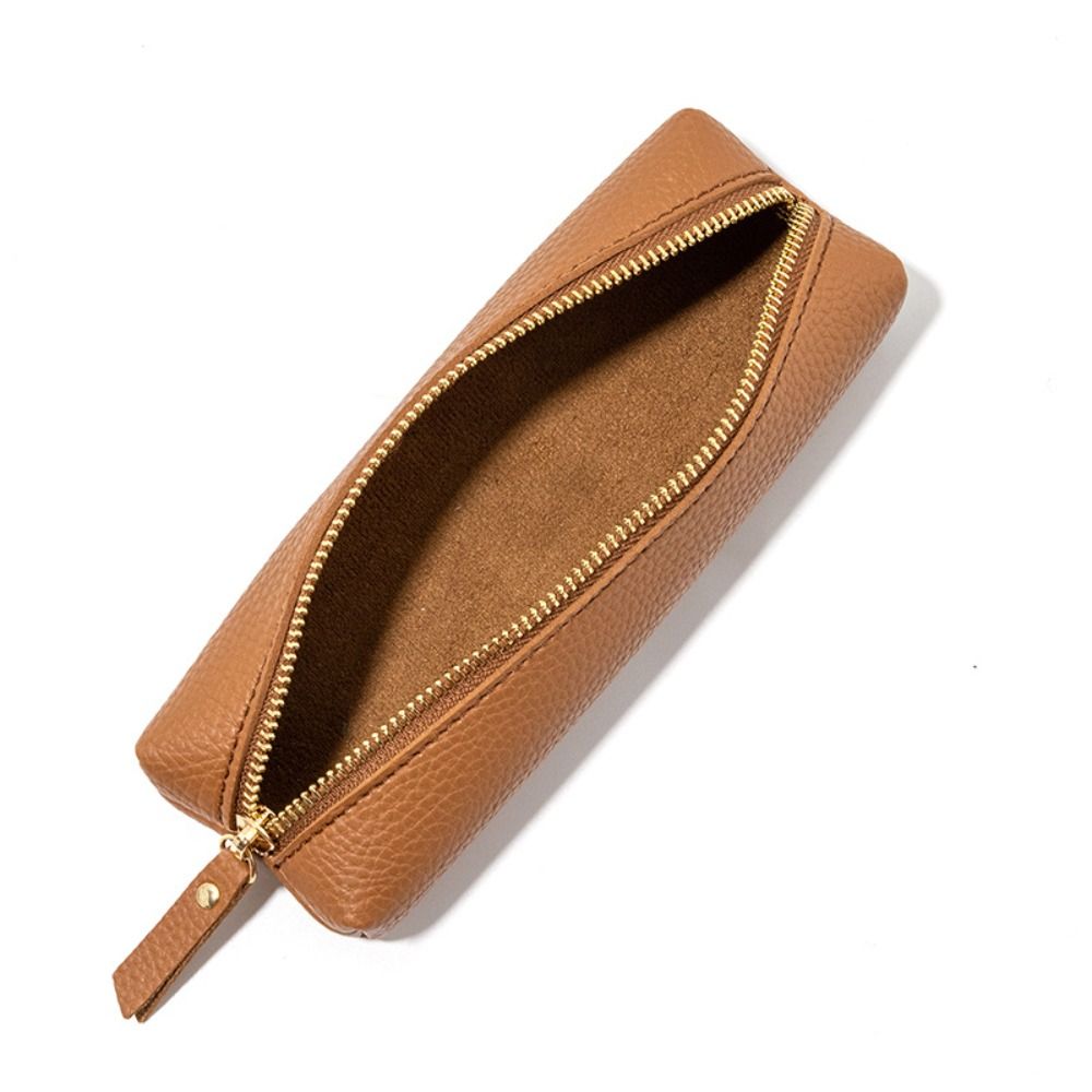 Zipper Vintage Leather Pencil  - Leather Backpack Vintage ulasan dan harga